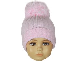 Soft Touch Baby Muts Winter - Roze - 0-12 maanden