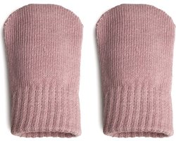 Soft Touch - Fijngebreide Baby Wantjes - 100% Katoen - Mt 0-12 mnd - Dusty Pink