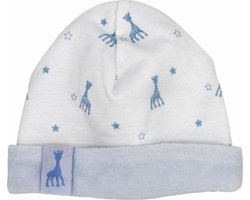 Sophie de giraf - babymutsje - blauw - 1-3 Maanden