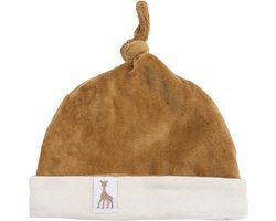 Sophie de giraf babymutsje - camel - bruin - 0-1 Maand