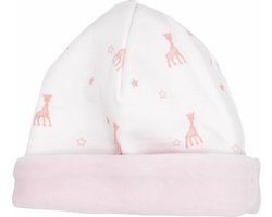 Sophie de giraf - babymutsje - roze - 0-1 Maand