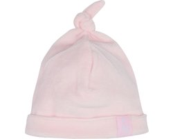 Sophie de giraf - babymutsje - velours - baby rib - roze - 0-1 Maand