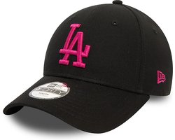 New Era - 6 tot 12 Jaar - LA Dodgers Youth League Essential Black 9FORTY Adjustable Cap