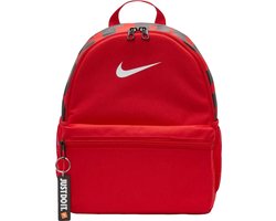 Nike brasilia jdi mini rugtas in de kleur rood.