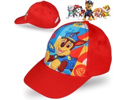 Paw Patrol Chase rode jongenspet met klep