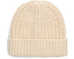 Quincy Mae Knit Beanie Mutsen Unisex - Beige - Maat 0-12M