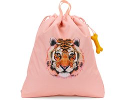 Stones and Bones Hazel 3.0 - Tiger Kinder Gymtas - Roze