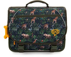 Stones and Bones Lily - Jungle Party Schooltas - Boekentas - Khaki