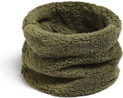 Teddy / Fleece Nekwarmer - Colsjaal | Groen | Polyester | One Size | Fashion Favorite