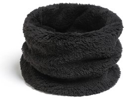 Teddy / Fleece Nekwarmer - Colsjaal | Zwart | Polyester | One Size | Fashion Favorite