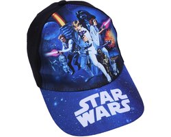 Zwart-donkerblauwe pet met klep STAR WARS Disney