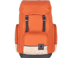 deuter Schoolrugzak Rugzak Scula Chestnut - Blush Micado Oranje