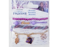 DISNEY FROZEN 2 - ARMBAND - ANNA - BRACELET - SETJE VAN 4 ARMBANDJES