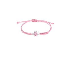 Elli Meisjes Armband Kinder Pfote Nylon Kristalle 925 Silber