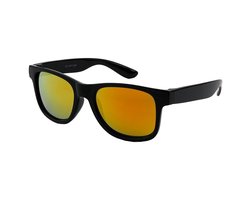 Fako Sunglasses® - Kinder Zonnebril Classic - Jongens Zonnebril - Meisjes Zonnebril - Spiegel Goud/Rood