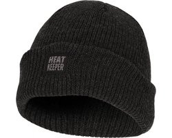 Heatkeeper - Thermo Muts Kinderen - Antraciet - 9/12 Jaar - 2-Stuks - Warme kindermuts