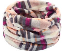 Kinder Colsjaal - Lichtroze | Velvet/Polyester | Snood / Sjaal 25 x 25 cm | Fashion Favorite