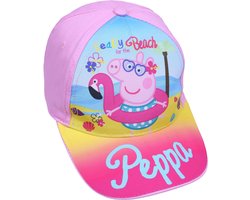 Lichtroze pet met klep Peppa Pig / 54cm