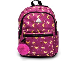 LITTLE LEGENDS BACKPACK L MOON STAR Kinder Rugzak / Schooltas kinderen Meisje rugtas school met print - Paars - One Size - (6096210943941)