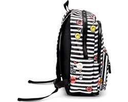 LITTLE LEGENDS BFF BACKPACK Kinder Rugzak / Schooltas kinderen Jongen/Meisje rugtas school met print - Zwart wit - One Size - (8033982002030)