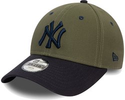 New Era - 6 tot 12 Jaar - Youth Cap - New York Yankees Youth Contrast Khaki 9FORTY Adjustable Cap