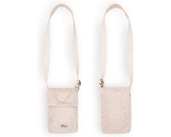 Nono Bag Furry Phone Bag Schoudertassen Meisjes - Beige - Maat ONESIZE