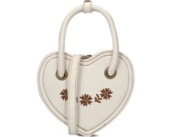 Rylee + Cru Heart Purse Natural Schoudertassen Meisjes - Beige - Maat ONESIZE