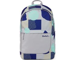 satch Schoolrugzak Rugzak met laptopvak Fly 18L Mix It Grijs Veelkleurig