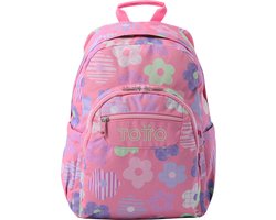 TOTTO - Schoolrugzak Aquareles roze margaly Large