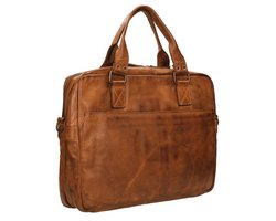 Bear Design Leandro Leren Laptoptas - 15 inch - Cognac