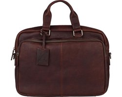 Burkely Antique Avery Unisex Laptoptas 15,6'' - Bruin