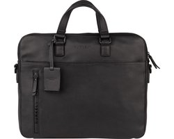 Burkely Rain Riley Unisex Laptoptas 15,6" - Zwart