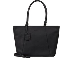 Burkely Special Sara Wide Tote 15.6" - Laptoptas - Volwassenen - Zwart