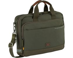 camel active Business tas Laptoptas met laptopvak City BB Business Bag Khaki Kaki