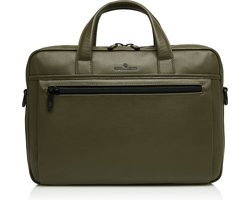 Castelijn & Beerens - Nappa X Charlie Laptoptas 15.6" | Groen