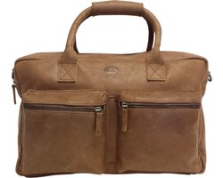 Castillo Hunter Viadi Leren Westernbag / Laptoptas - 15,6 inch - Cognac