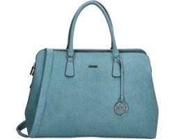 Charm London Bromley Laptoptas 15,6 inch (38 cm) - Jeansblauw