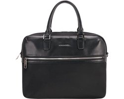 David Jones Business tas - zwart - A4 maat , laptop 13,3 inch