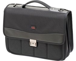 Davidt's Monte Carlo - Aktetas - 15.6" - Stoffen Laptoptas - Klassieke Akte Tas - Luxe Werktas