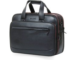 Davidt's Oran Synthetic Multifunction Bag Exp 17" black - Aktetas - Werktas - Business tas - Laptoptas Zwart