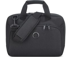 Delsey Esplanade Schoudertas - 13.3 inch Laptopvak - Zwart