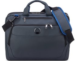 Delsey Parvis Plus Laptoptas - 2 Compartments - 15,6 inch - Water Resistant - Grijs