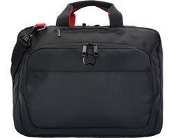 Delsey Parvis Plus Schoudertas - 15.6 inch Laptopvak - Zwart