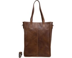 DSTRCT Laptoptas / Werktas - 15.6 inch - Leer - Stoke Street - Cognac