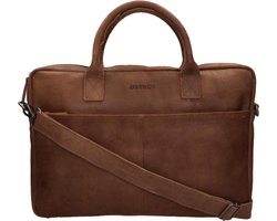 DSTRCT Limited Laptoptas - 17 inch - Cognac