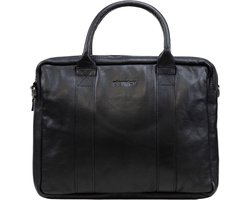 DSTRCT State Street Working Bag 2-vaks Laptoptas 15,6'' Black