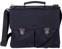 DSTRCT Wall street A4 Laptoptas -15,4 inch - Zwart