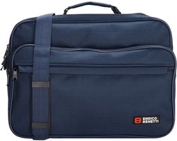 Enrico Benetti Amsterdam Reportertas / Flightbag / Werktas - Donkerblauw