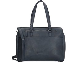 Enrico Benetti Dames Laptoptas / Werktas / Aktetas - Lily - Blauw - 15 inch