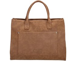 Enrico Benetti Laptoptas / Werktas / Aktetas Dames - 15 inch - Bobbi - Licht Bruin